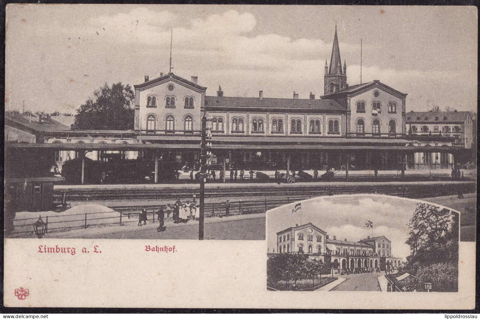 Gest. W-6250 Limburg Bahnhof 1914 - Limburg