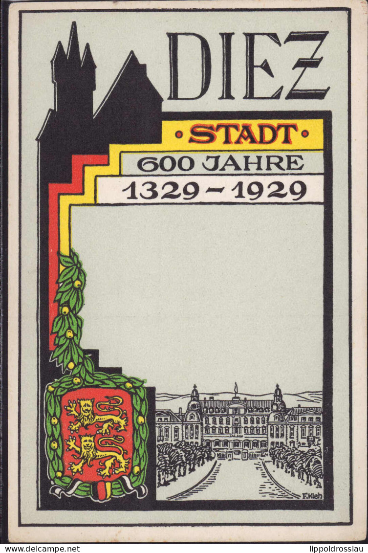 * W-6252 Diez 600-Jahrfeier 1929 - Limburg