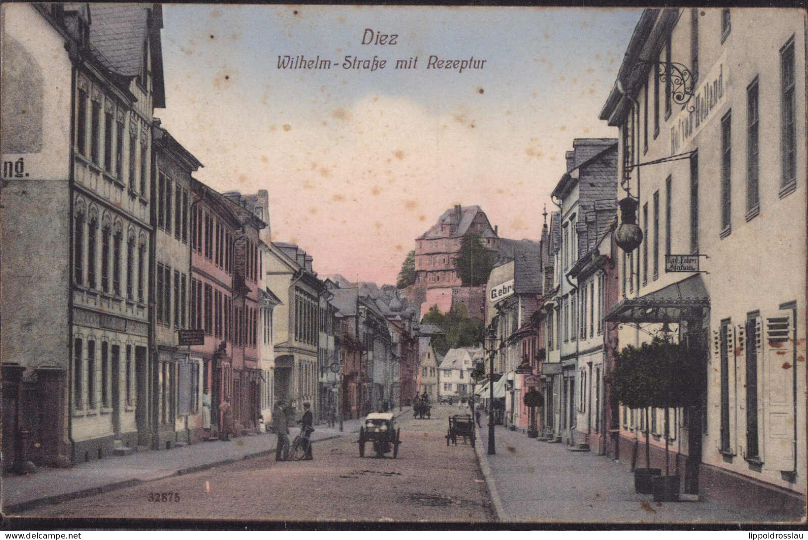 * W-6252 Diez Wilhelm-Straße, Feldpost 1914 - Limburg