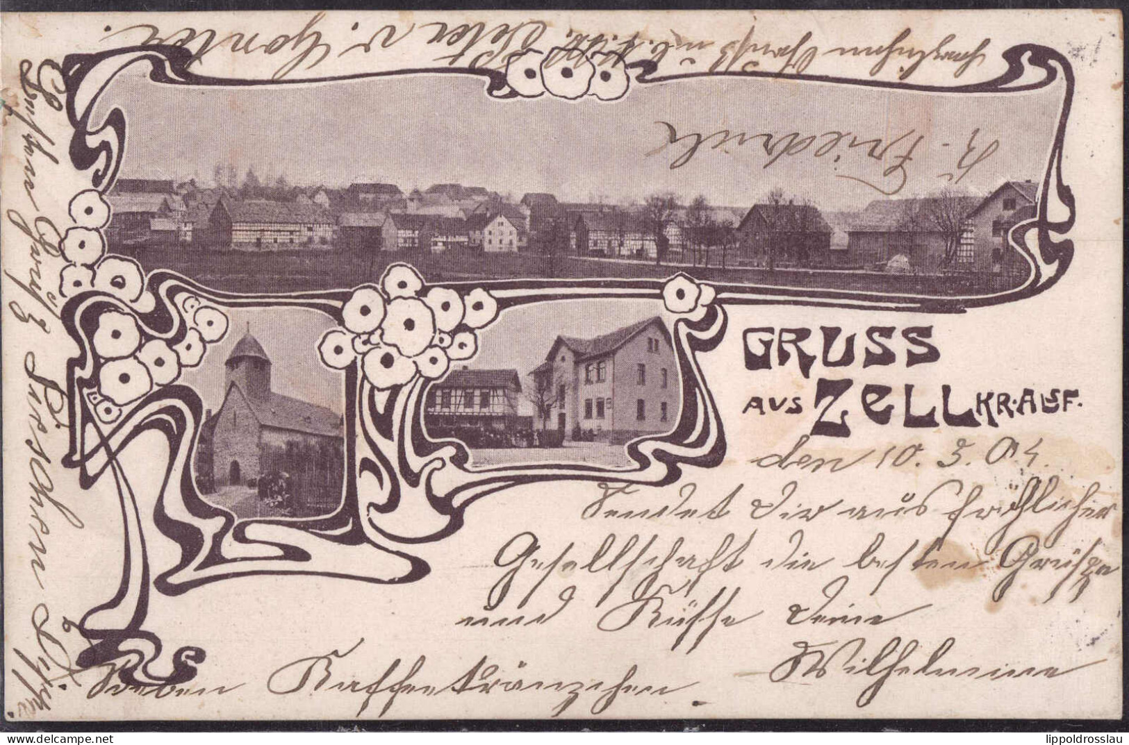Gest. W-6326 Zell Div. Motive 1904 - Alsfeld