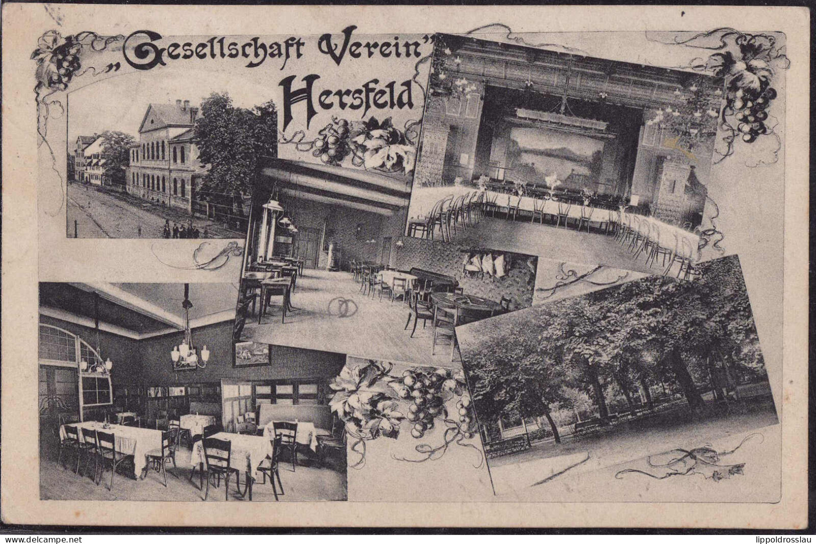 Gest. W-6430 Bad Hersfeld Gesellschaft Verein 1908 - Bad Hersfeld