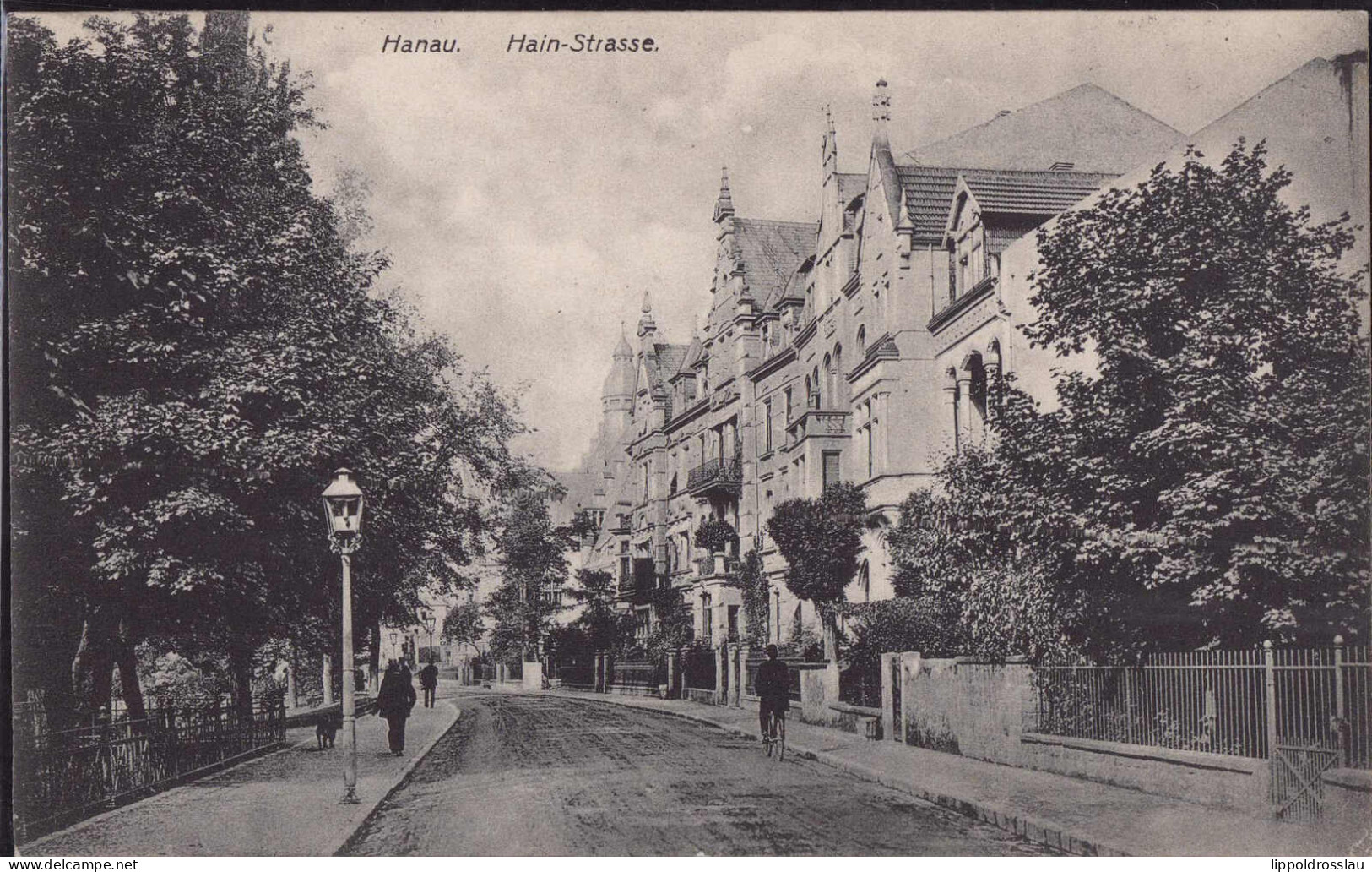 Gest. W-6450 Hanau Hain-Straße 1909 - Hanau