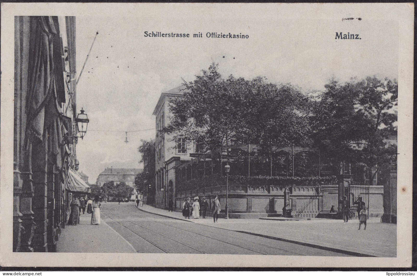 Gest. W-65000 Mainz Schillerstraße, Feldpost 1916 - Mainz