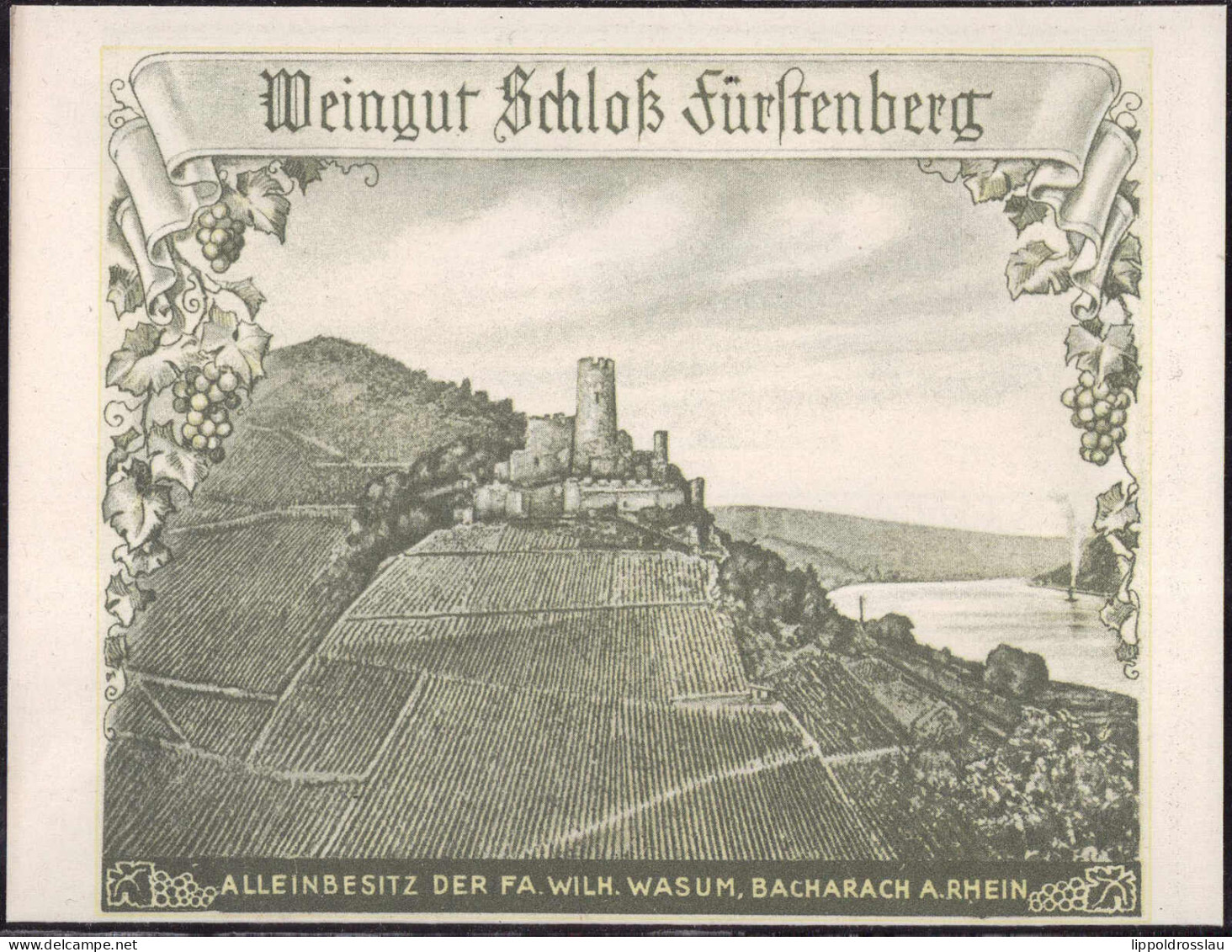 * W-6533 Bacharach Weingut Schloß Fürstenberg - Bingen