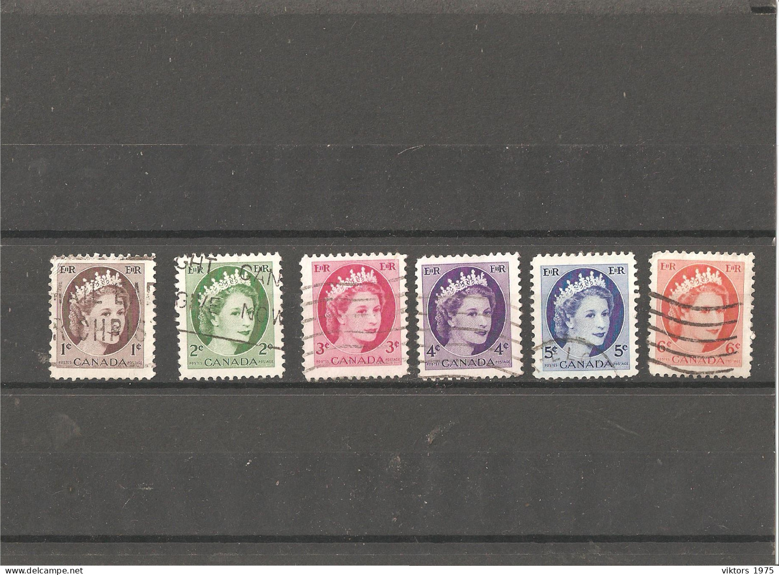 Used Stamps Nr.388-393 In Darnell Catalog  - Gebruikt