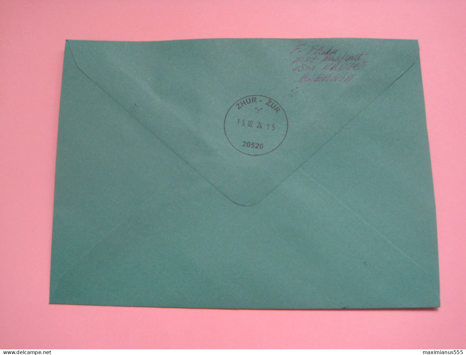 Albania Airmail Letter Sent From Kruje To Zhur (Kosovo) 2024 (9) - Albanie