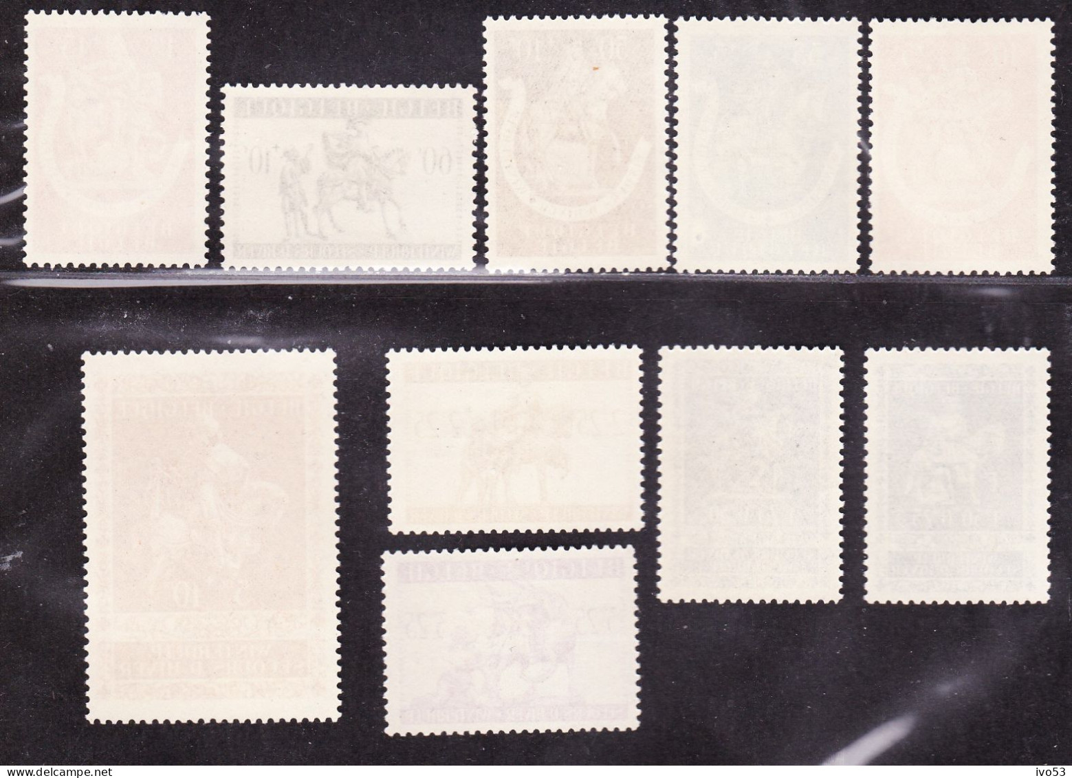 1942 Nr 603-12** Zonder Scharnier.Vijfde Winterhupluitgifte.OBP 7,75 Euro. - Unused Stamps
