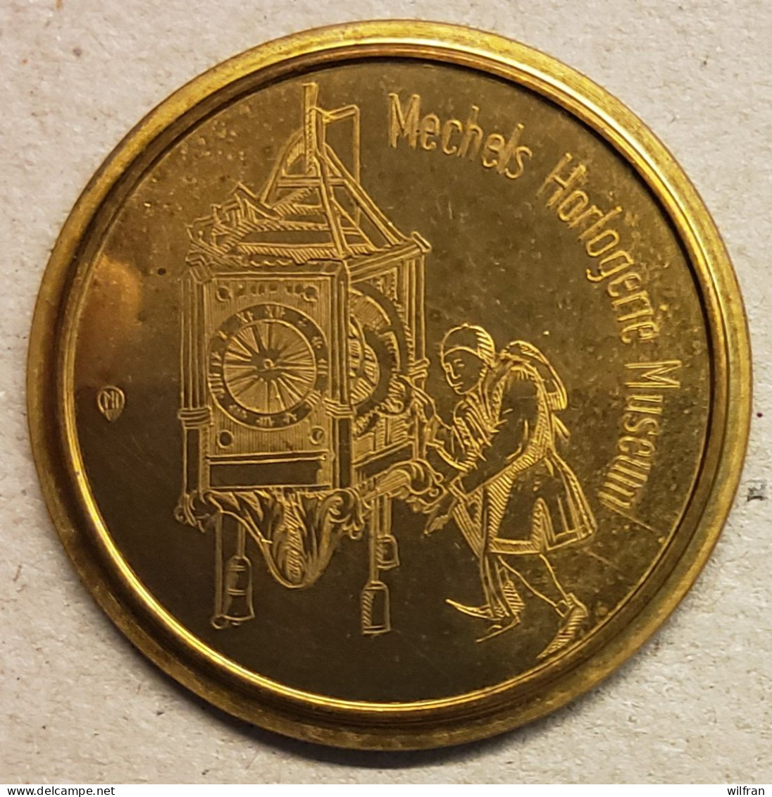 4621 Vz Mechels Horlogerie Museum - Kz 1986 Kalender - Gemeentepenningen