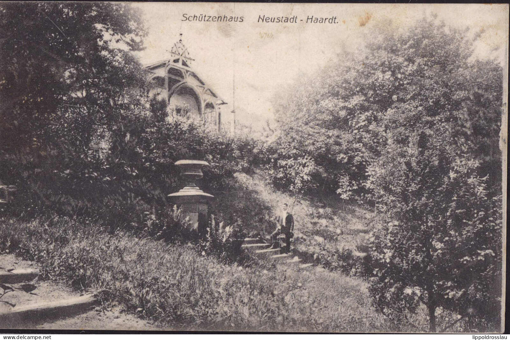 Gest. W-6730 Neustadt Gasthaus Schützenhaus 1909 - Neustadt (Weinstr.)