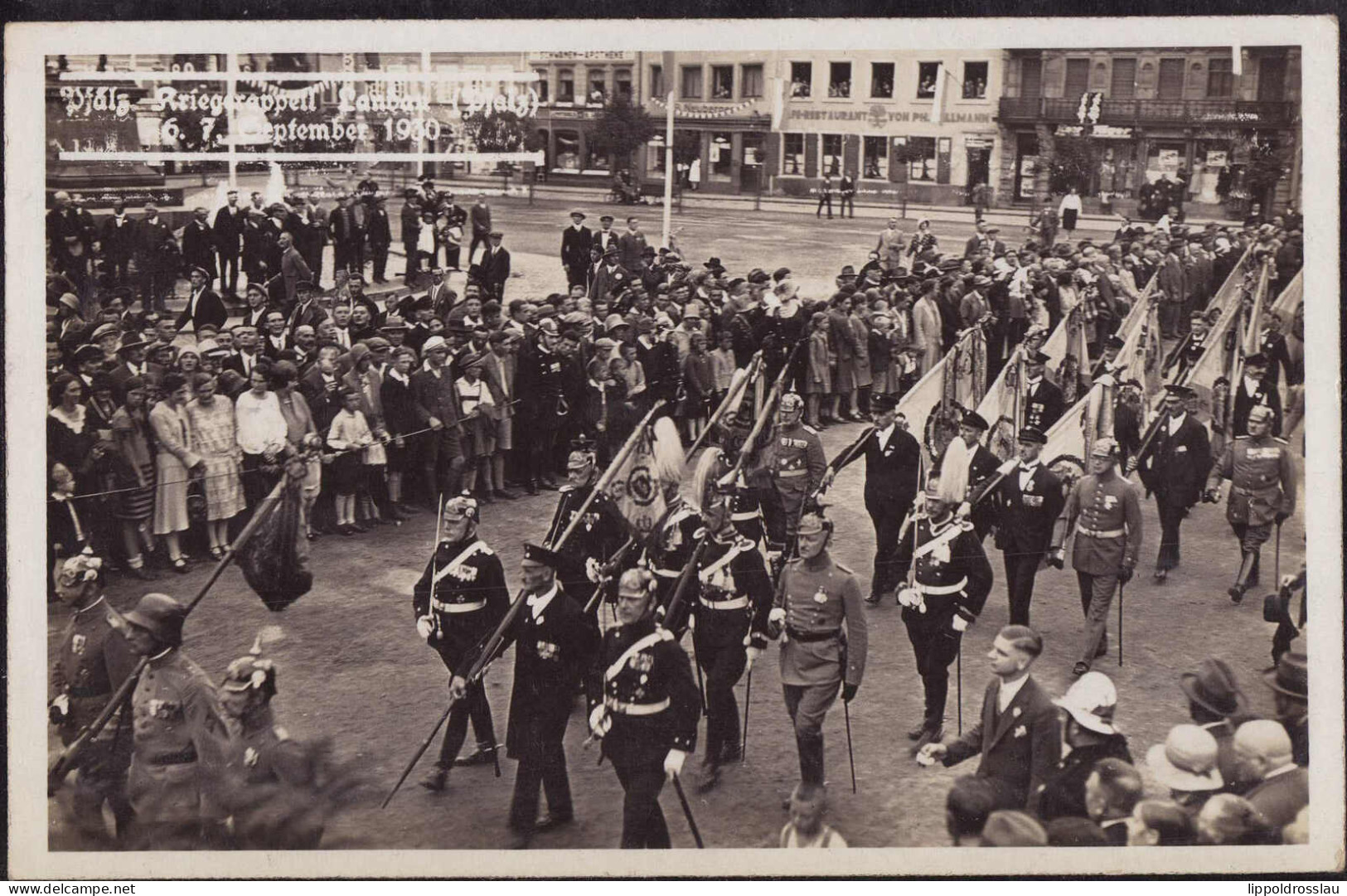 Gest. W-6740 Landau Pfälzischer Kriegerappell 1930 - Landau