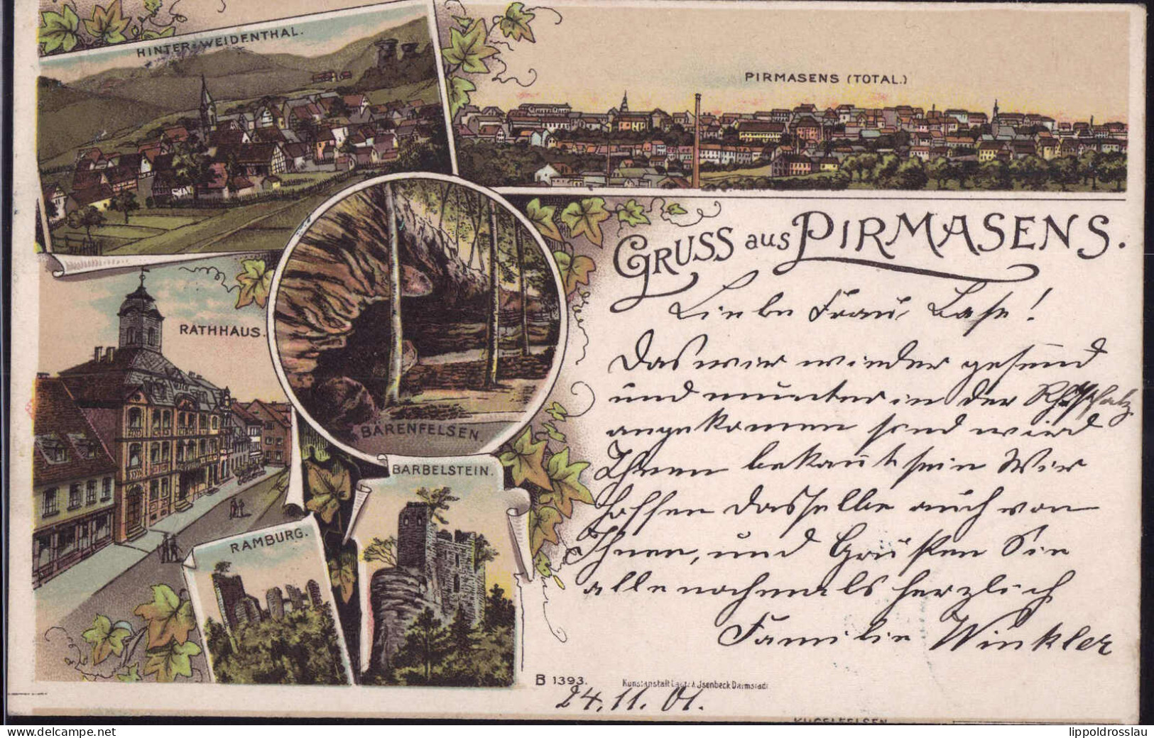 Gest. W-6780 Pirmasens Div. Motive 1901 - Pirmasens