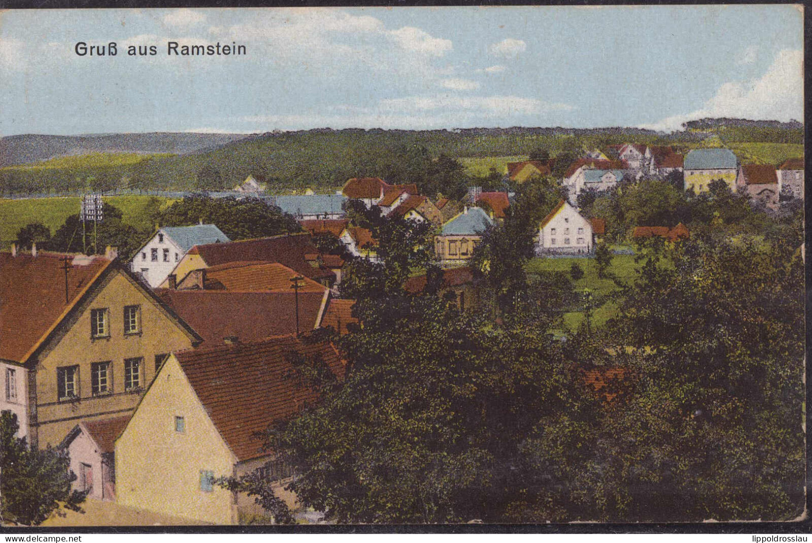 Gest. W-6792 Ramstein Teil Des Ortes 1928 - Landstuhl