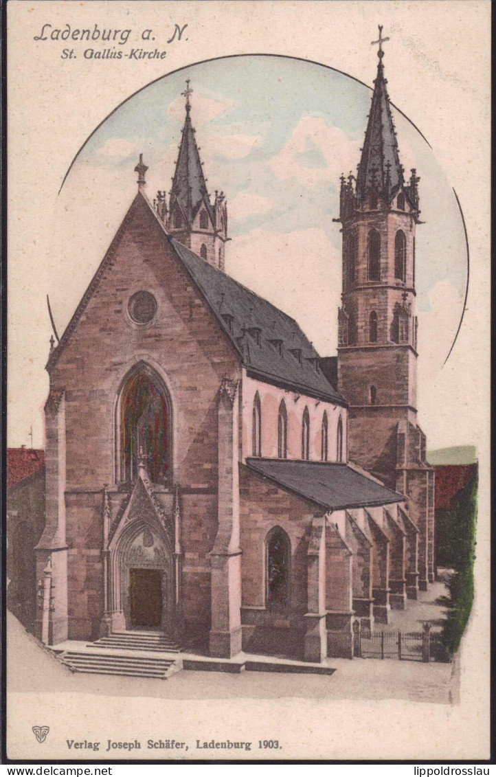 * W-6802 Ladenburg St. Gallus Kirche - Mannheim