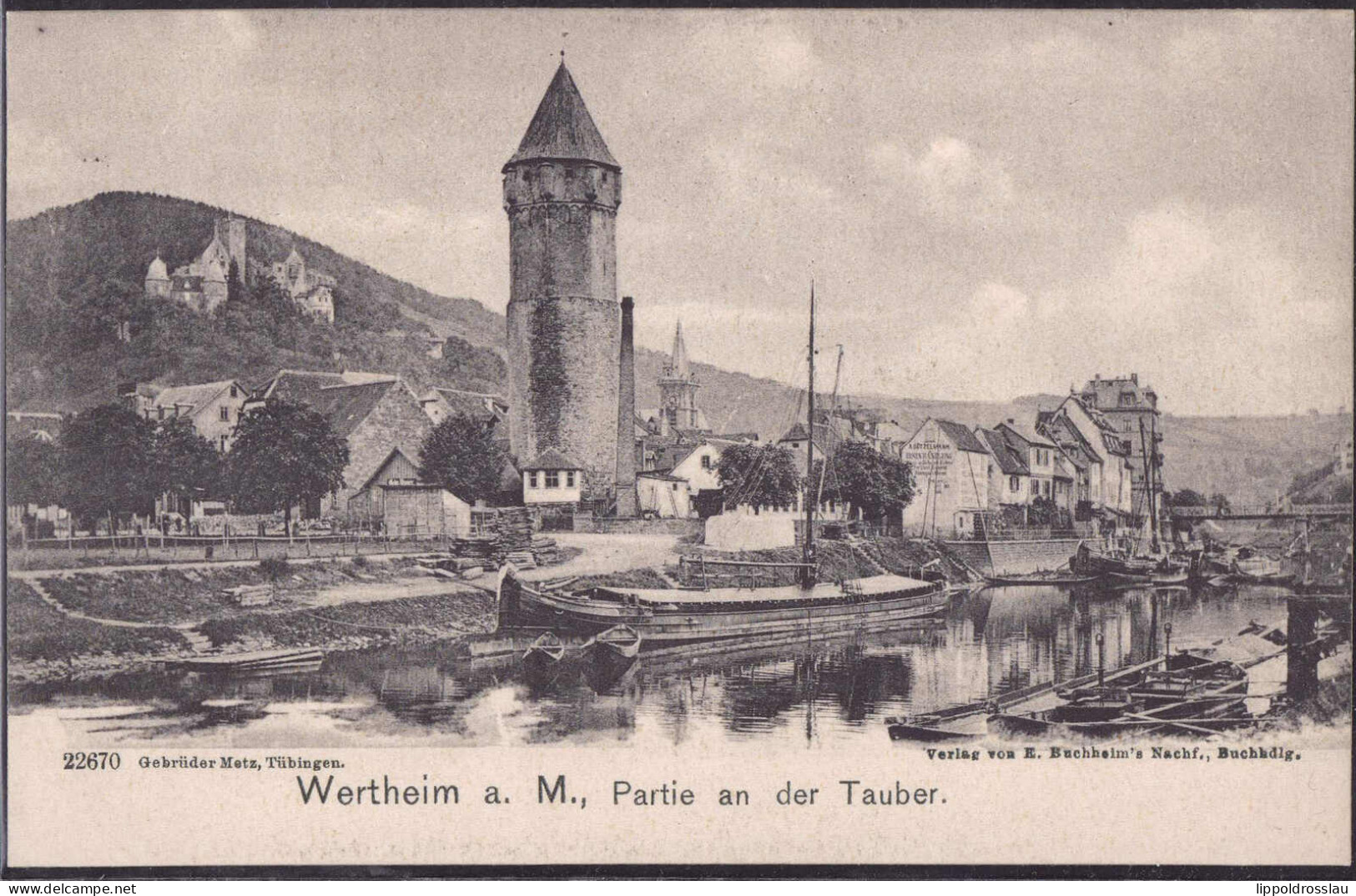 * W-6980 Wertheim Partie An Der Tauber - Wertheim