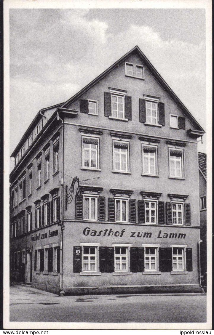 * W-6993 Creglingen Gasthaus Zum Lamm - Bad Mergentheim