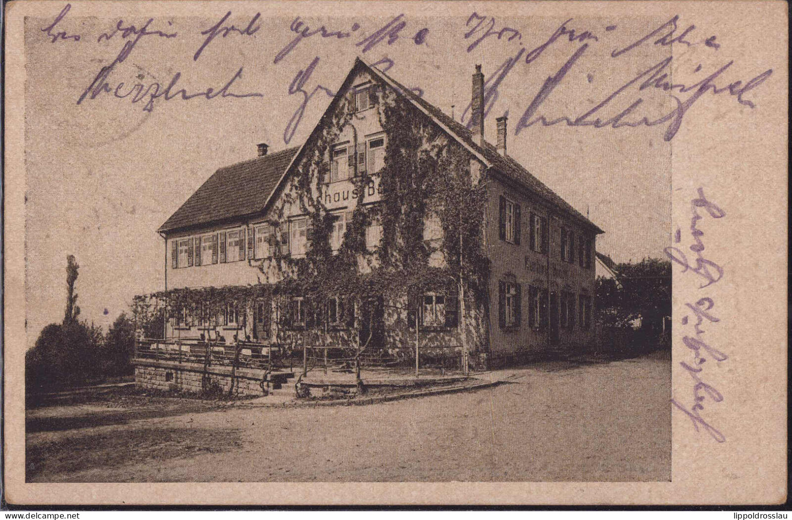 Gest. W-7064 Buoch Kurhaus 1923 - Waiblingen