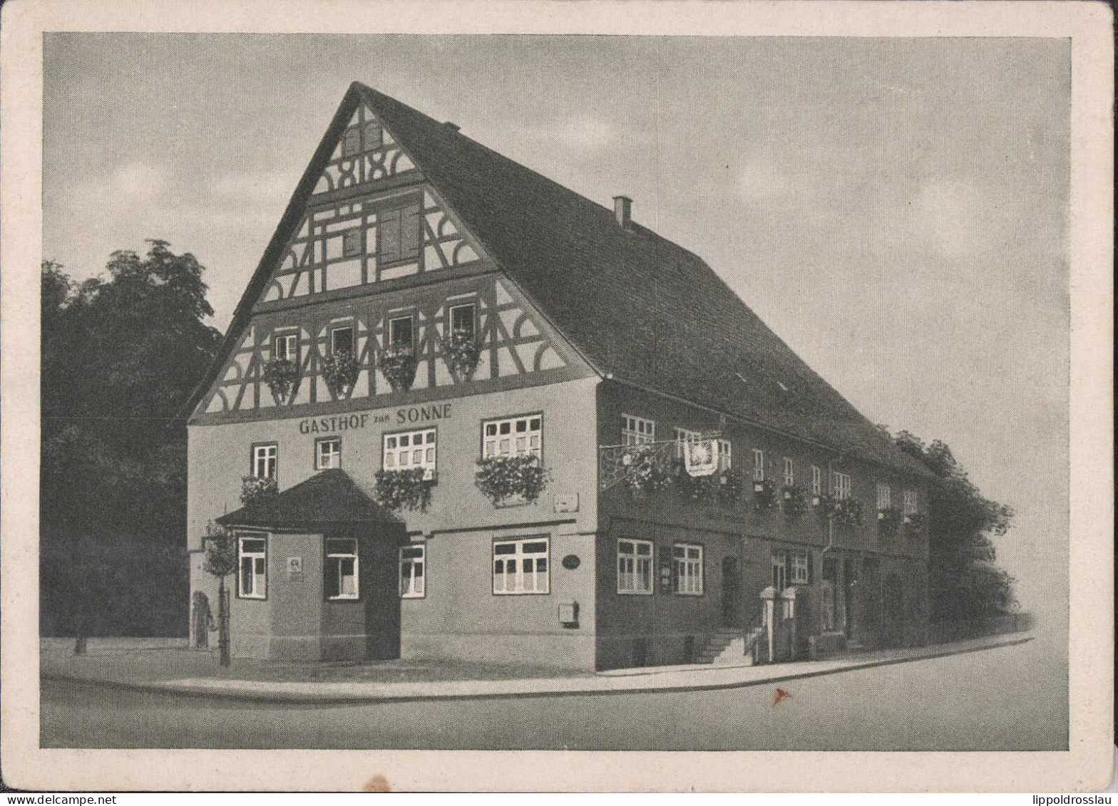 * W-7073 Lorch Gasthaus Zur Sonne, Ecken Best. - Schwaebisch Gmünd