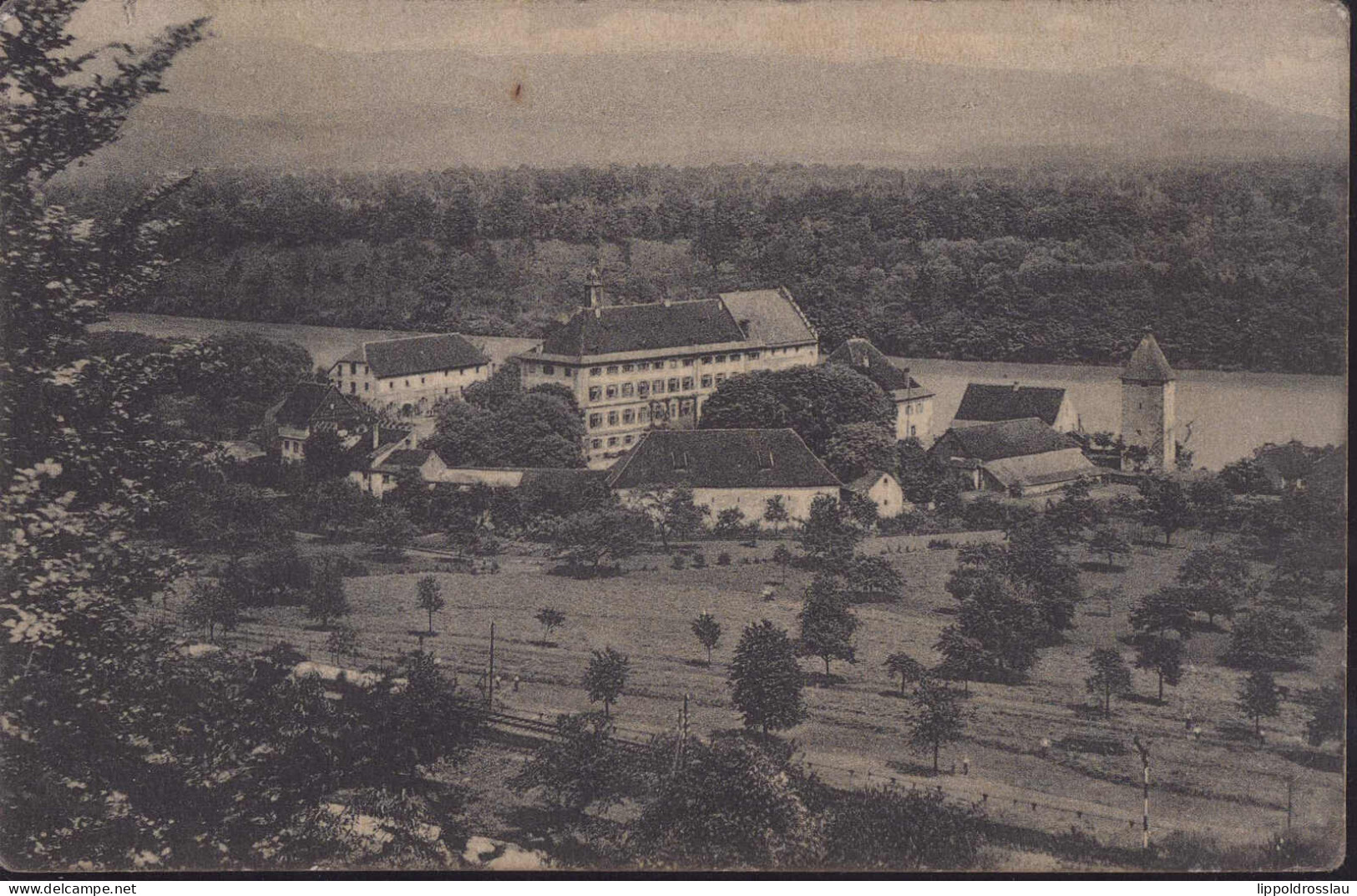 Gest. W-7888 Beuggen Teil Des Ortes 1914, Einriß 2mm, Etwas Best. - Bad Saeckingen