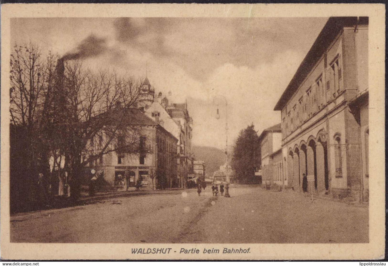 Gest. W-7890 Waldshut Straße Am Bahnhof 1911 - Waldshut-Tiengen