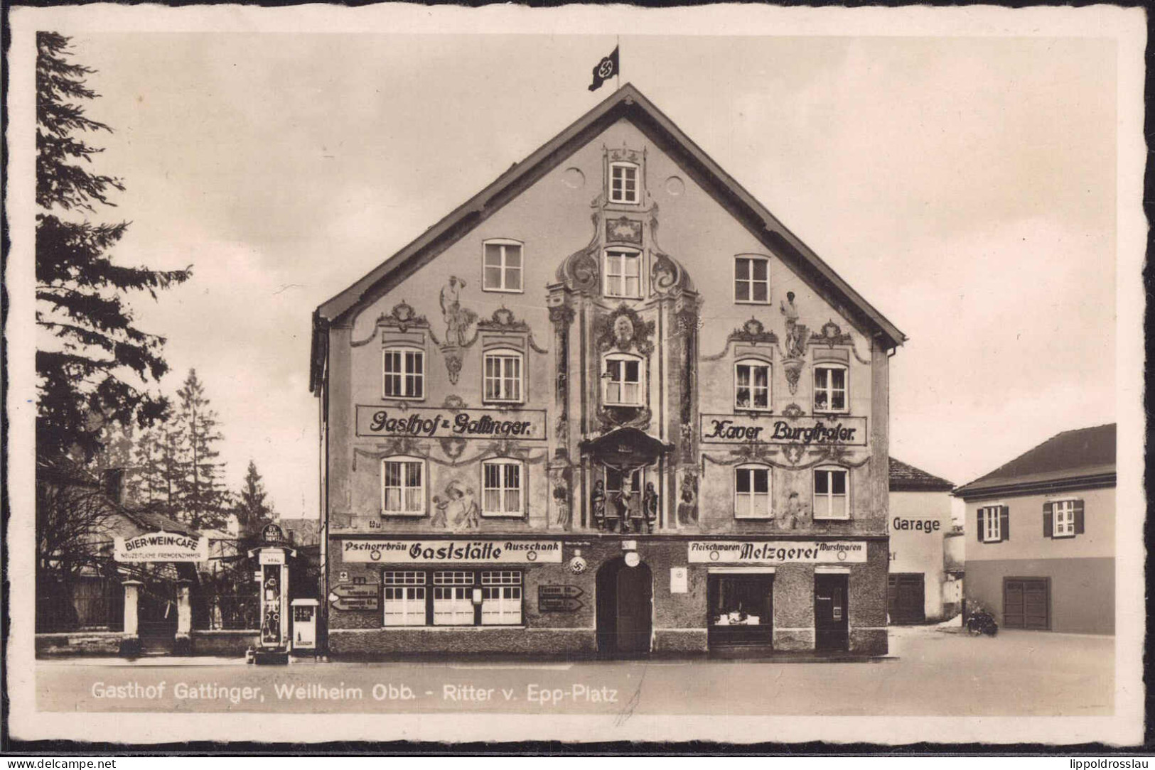 * W-8120 Weilheim Gasthaus Gattinger 1935 - Weilheim
