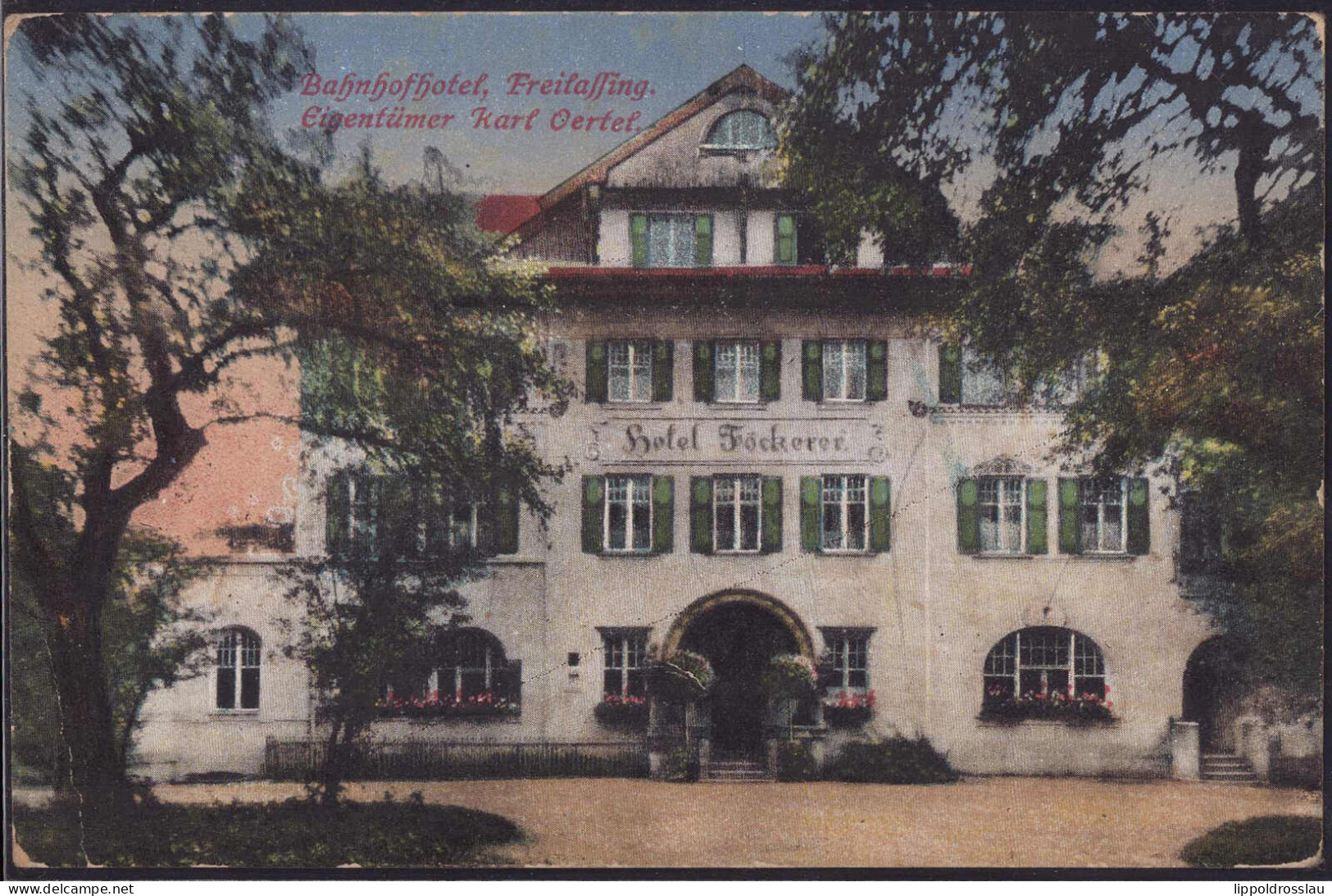 * W-8228 Freilassing Bahnhofhotel Oertel - Traunstein