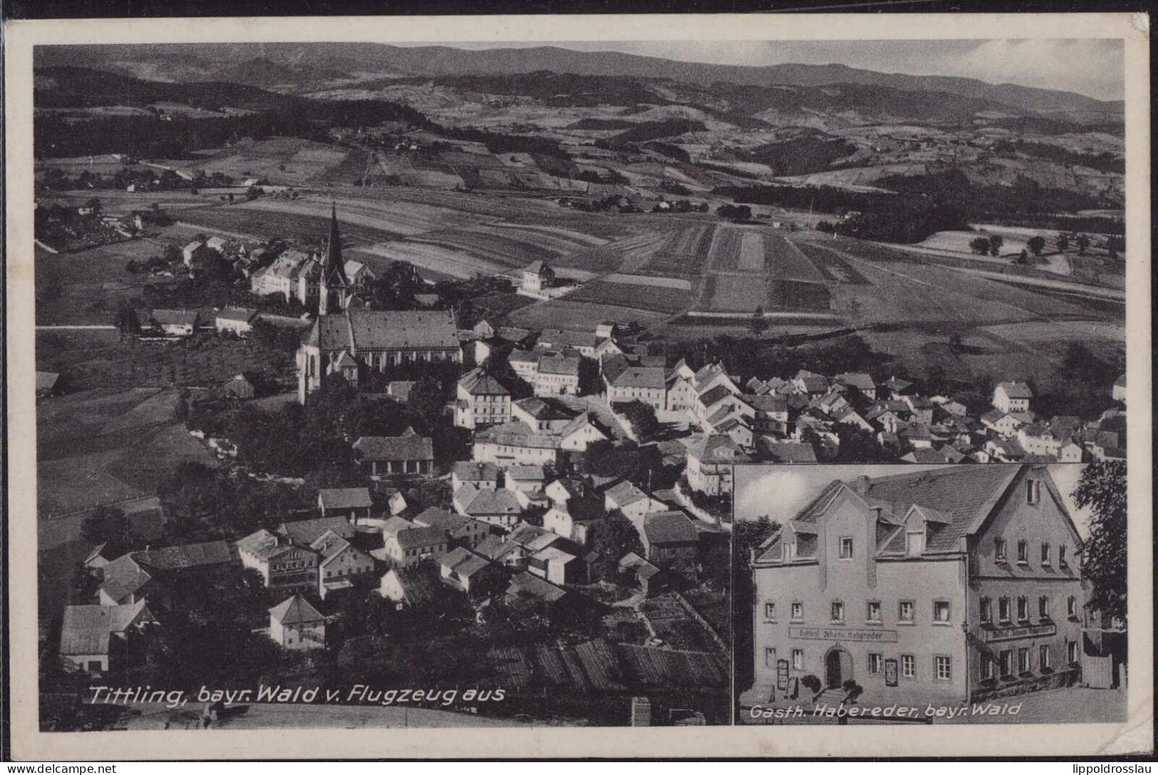 Gest. W-8391 Tittling Gasthaus Habereder 1941 - Passau