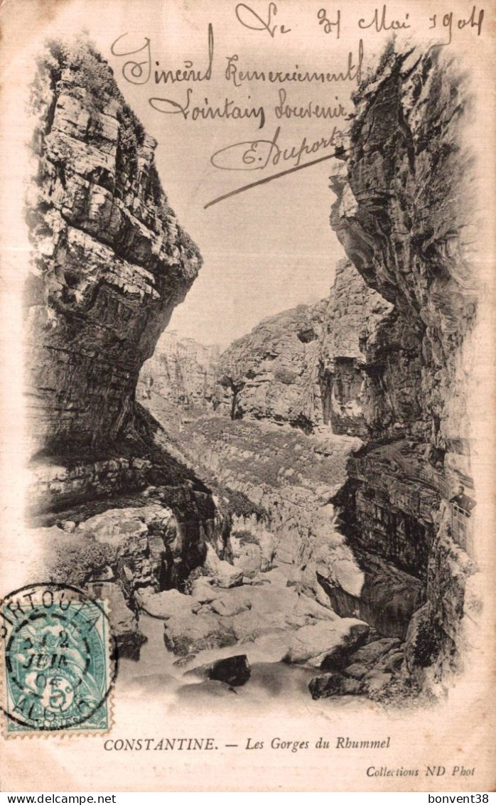 K2503 - CONSTANTINE - ALGÉRIE - Les Gorges Du Rhummel - Constantine