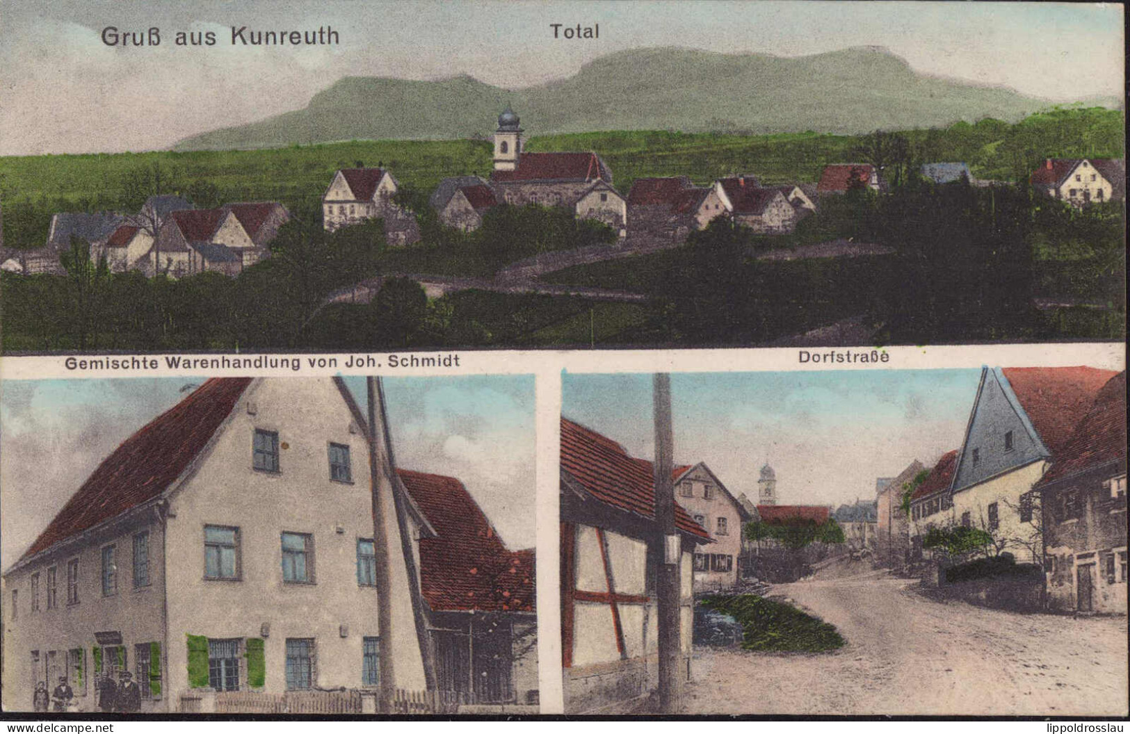 * W-8551 Kunreuth Warenhandlung Schmidt Dorfstraße 1926 - Forchheim