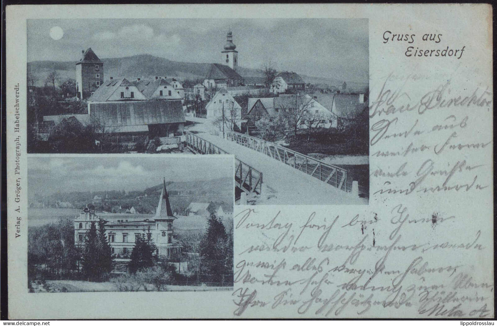 Gest. W-8584 Eisersdorf Teil Des Ortes 1898 - Bayreuth