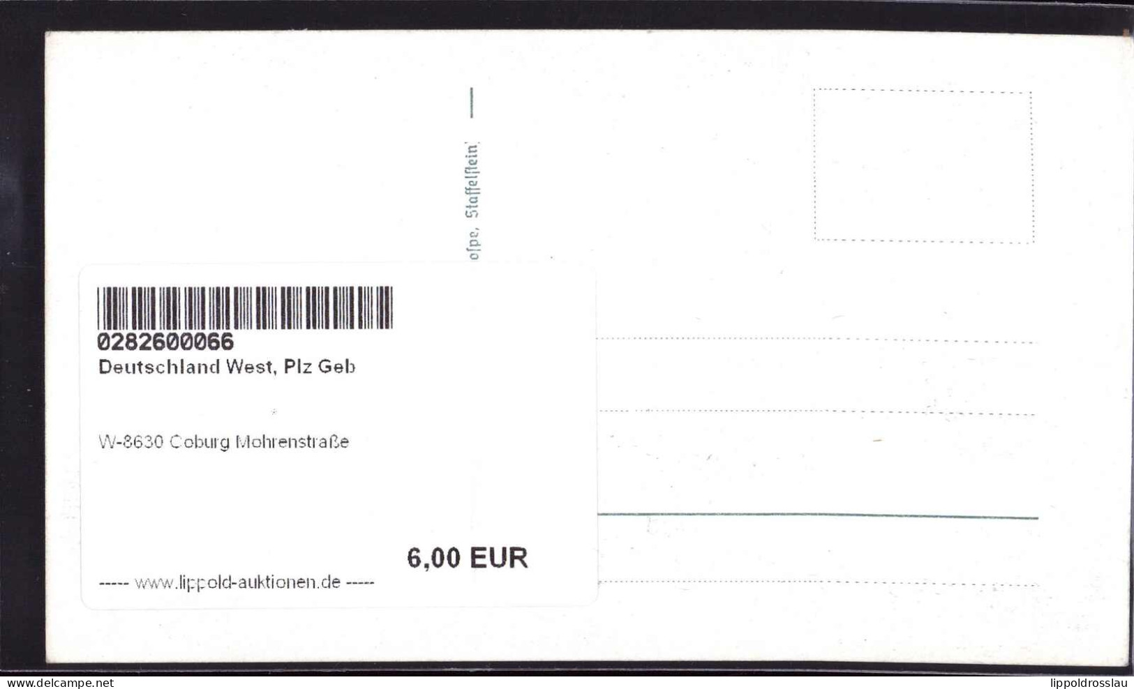 * W-8630 Coburg Mohrenstraße - Coburg