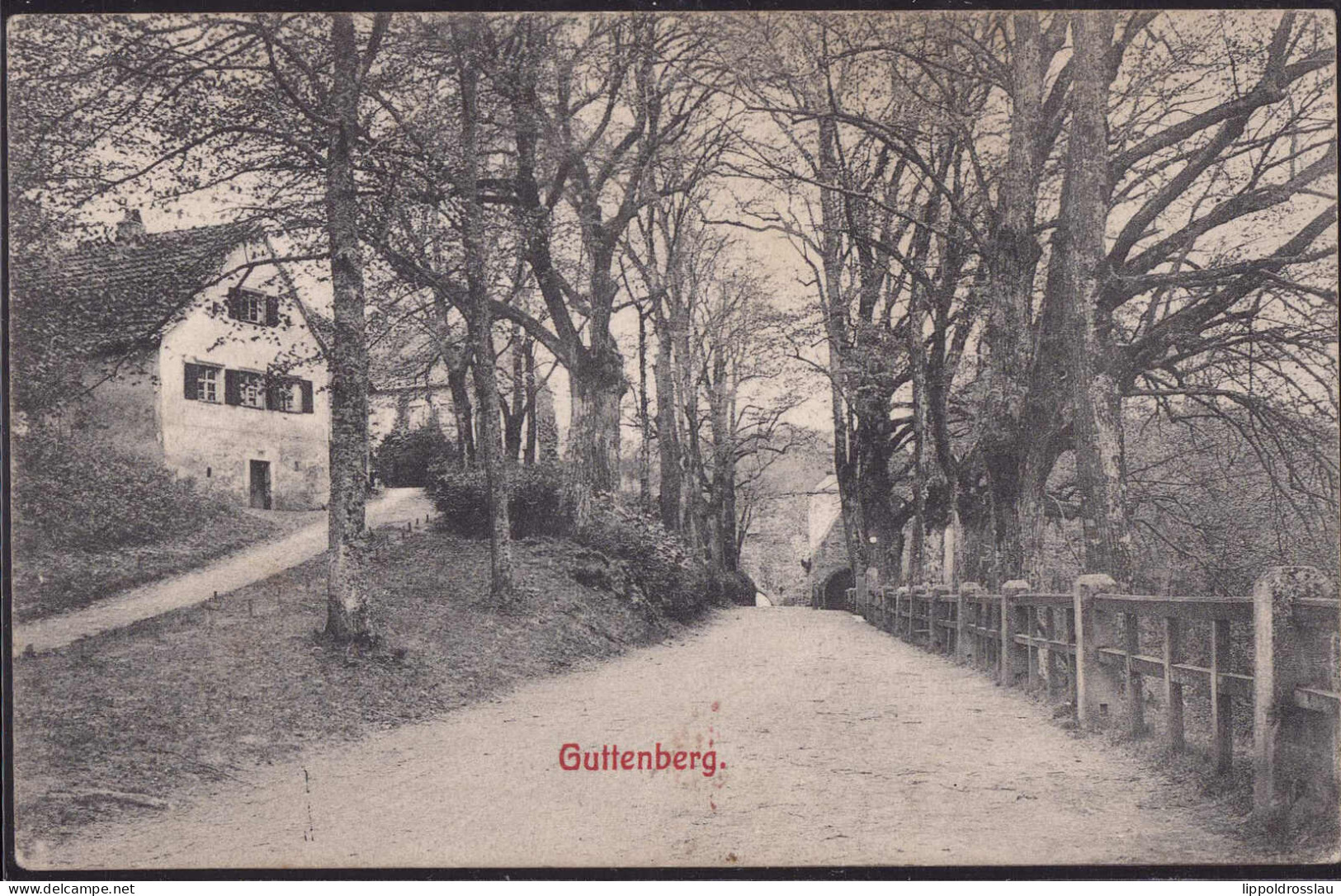 * W-8651 Guttenberg Straßenpartie, Bug 7 Cm - Kulmbach