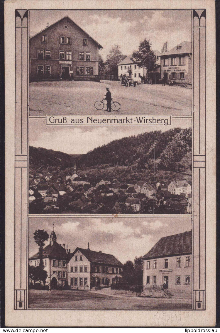 Gest. W-8655 Neuenmarkt-Wirsberg Geschäftshaus Hans Polster Gasthaus Zur Stadt Kulmbach, Feldpost 1942 - Kulmbach