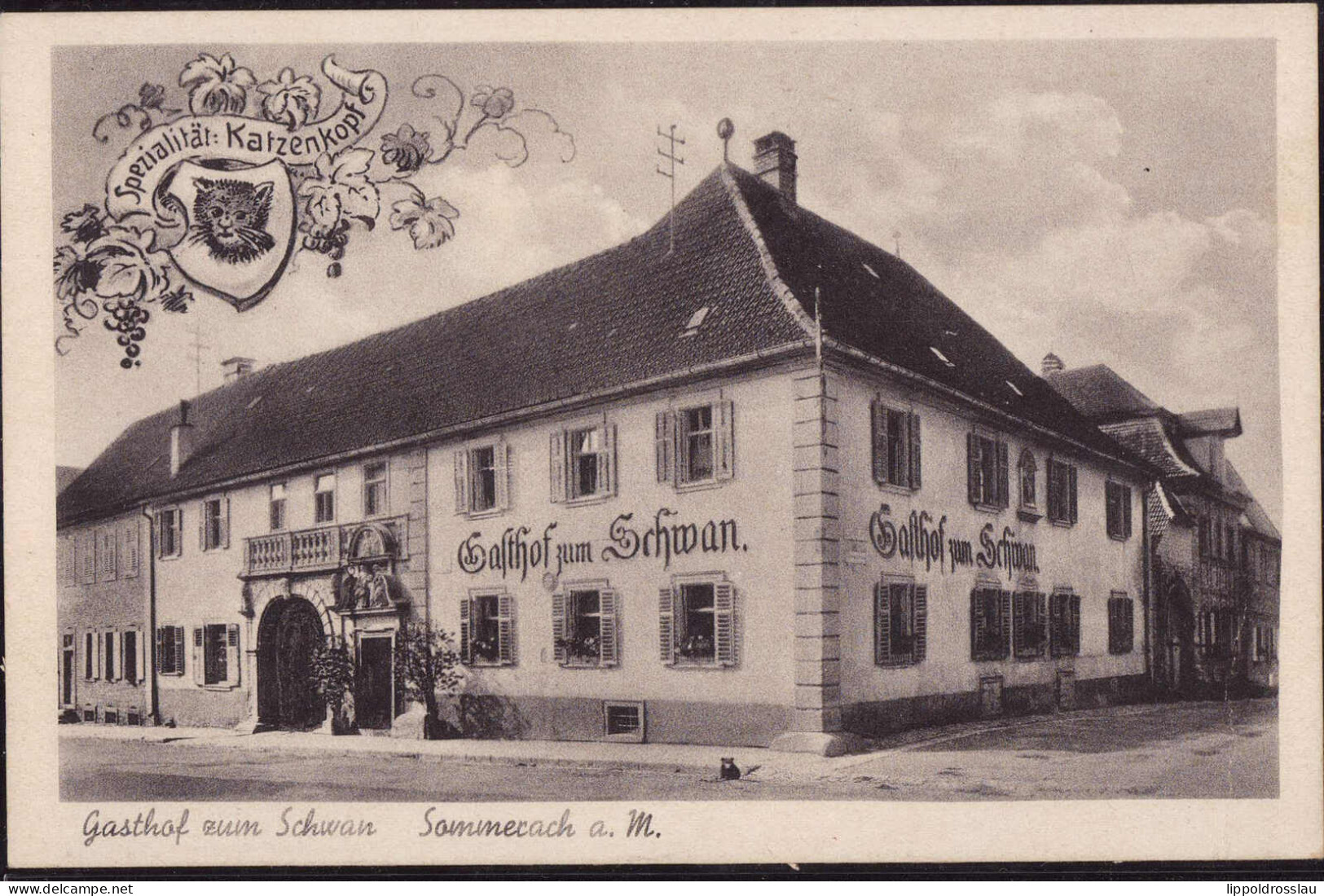 * W-8711 Sommerach Gasthaus Zum Schwan - Kitzingen