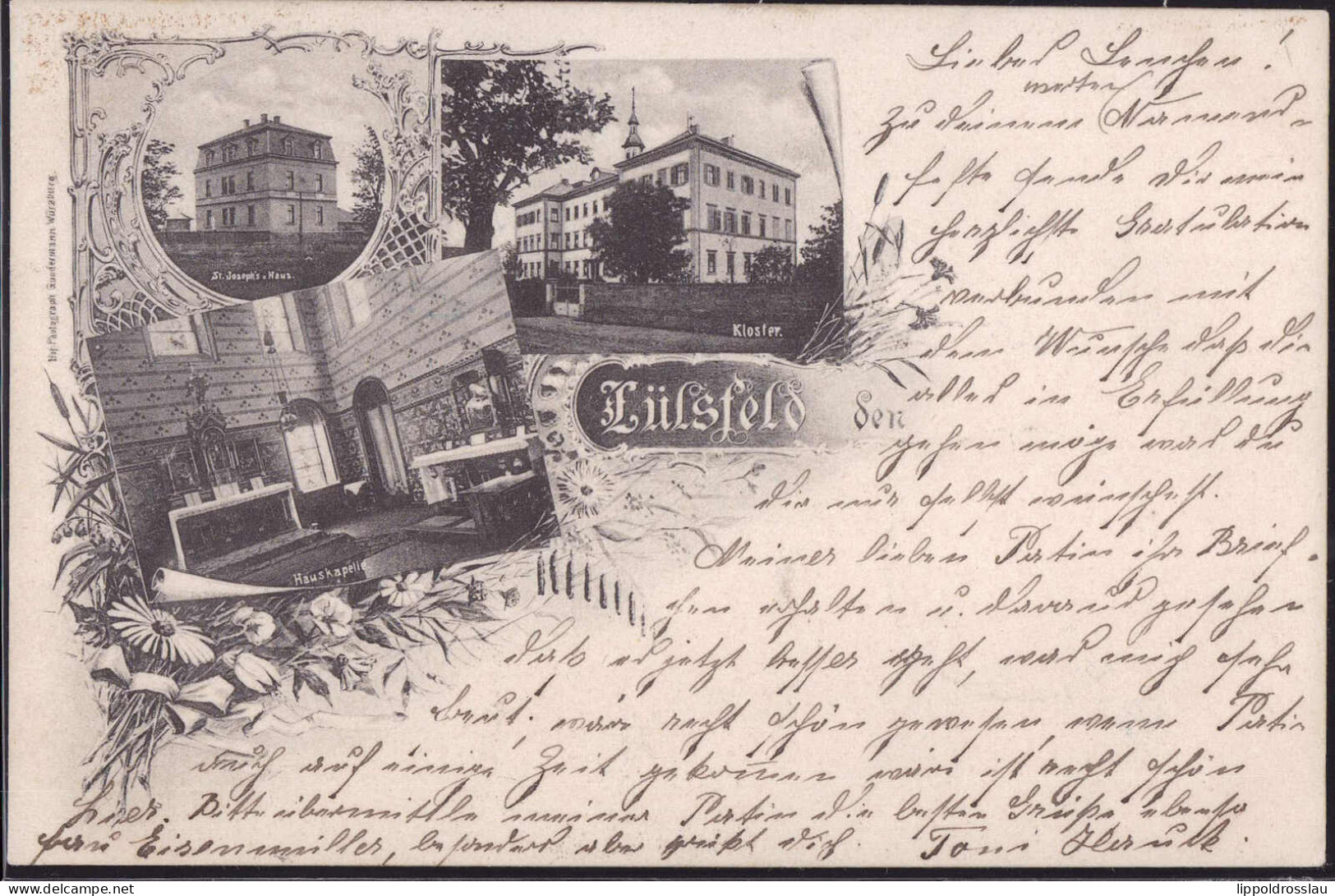 Gest. W-8722 Lülsfeld Kloster 1903 - Schweinfurt