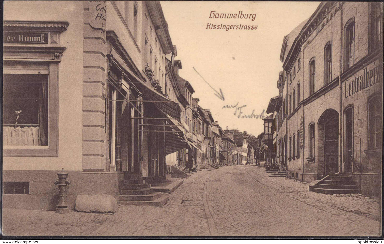 Gest. W-8783 Hammelburg Kissingerstraße 1913 - Gemuenden