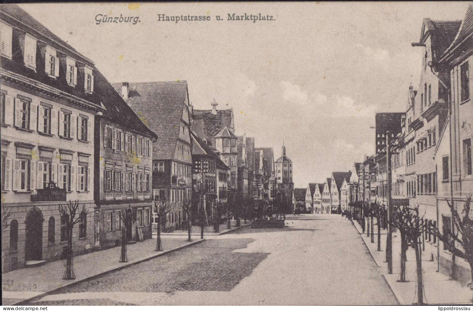 Gest. W-8870 Günzburg Hauptstraße 1912 - Günzburg