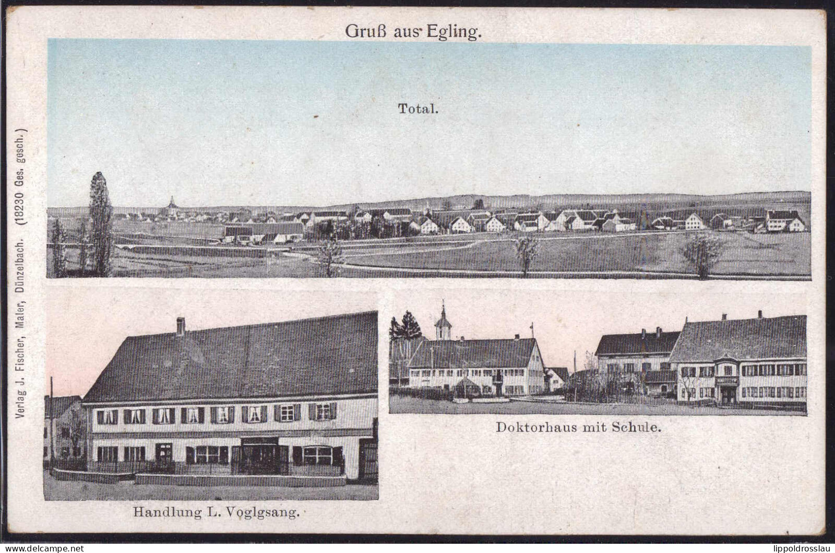 * W-8901 Egling Handlung Vogelsang Schule Doktorhaus - Augsburg