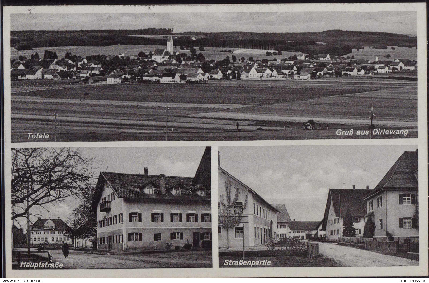 Gest. W-8949 Dirlewang Hauptstraße 1940 - Memmingen