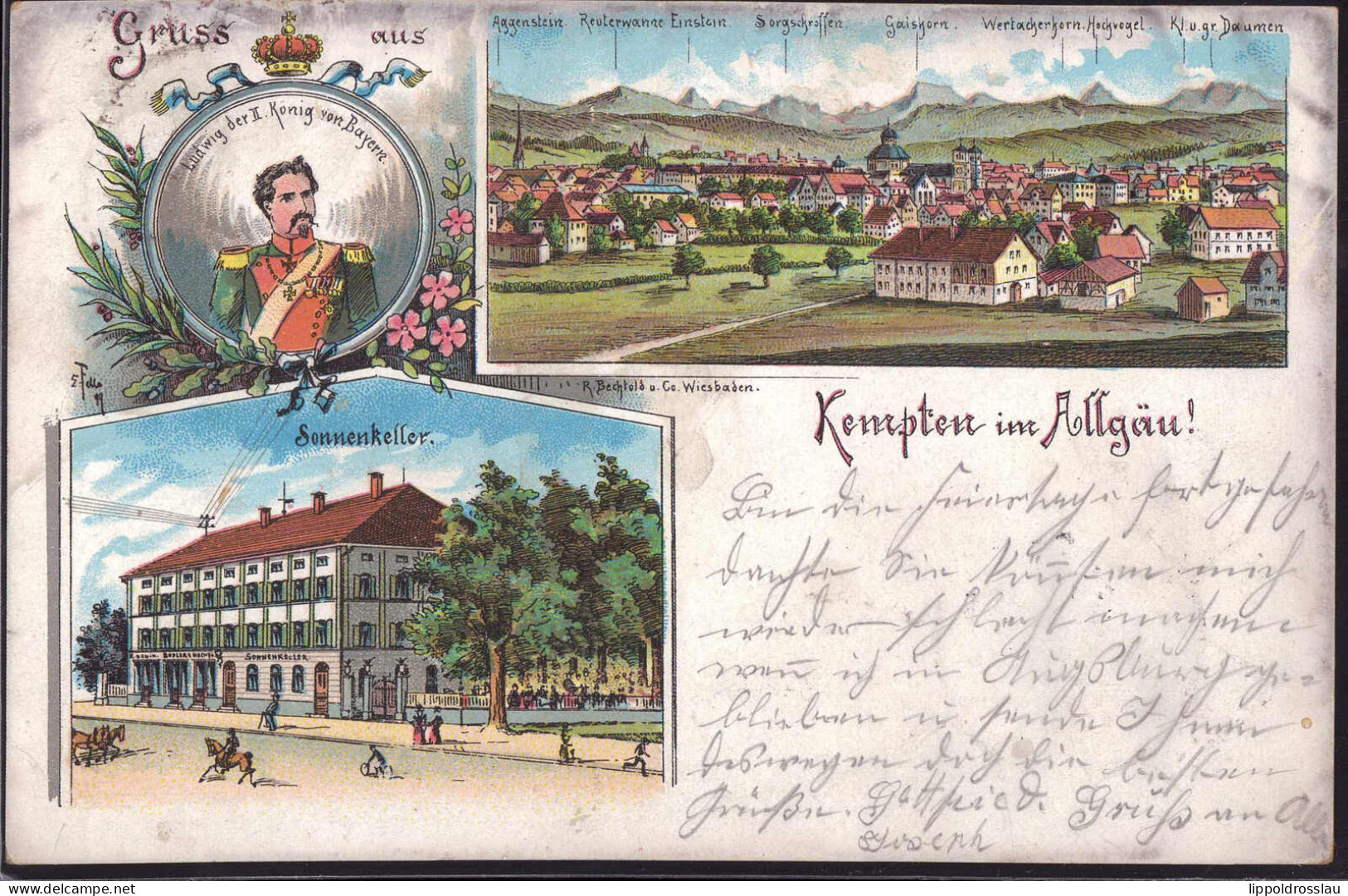 * W-8960 Kempten Gatshaus Hotel Sonnenkeller - Kempten