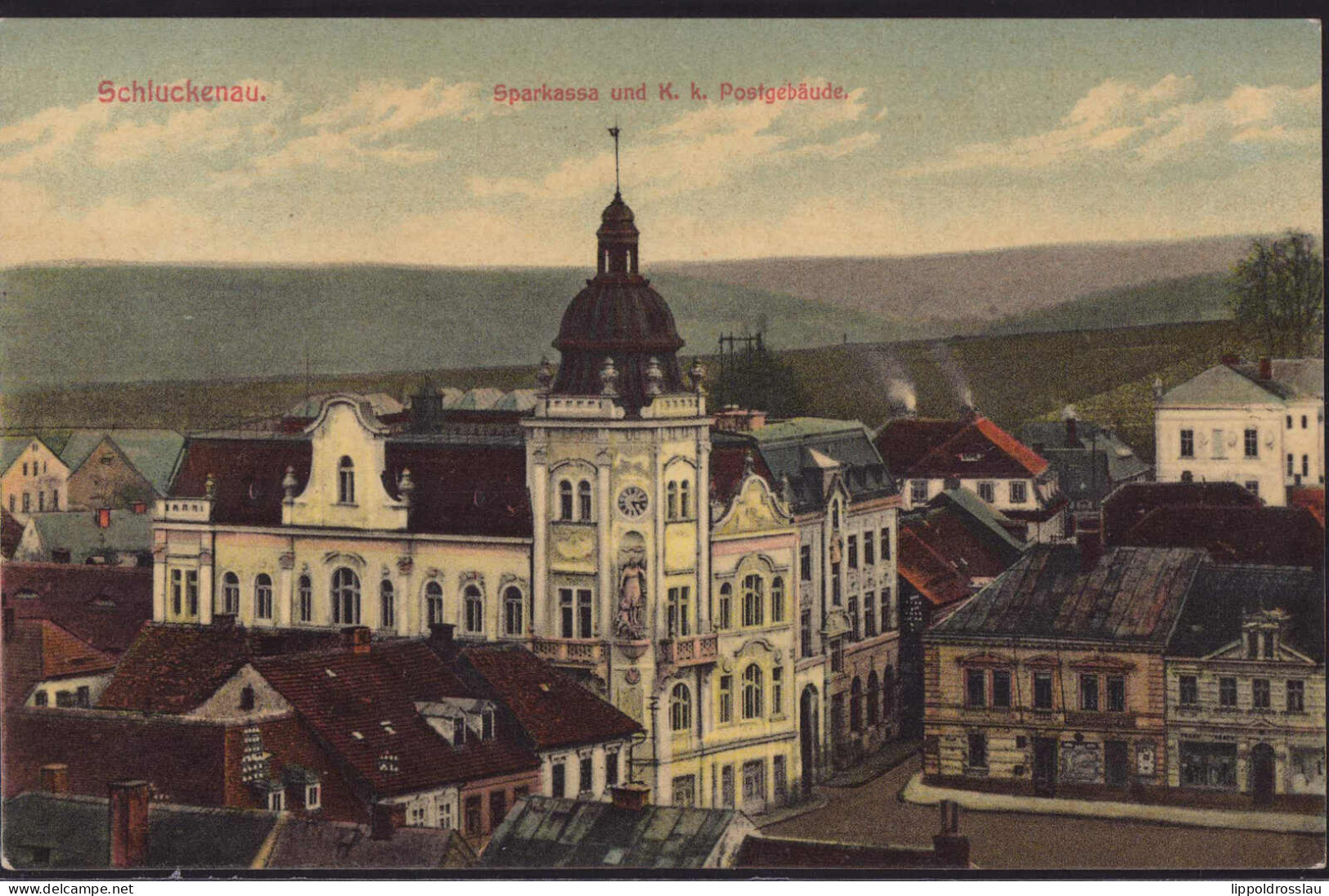 Gest. Schluckenau Sparkasse 1911 - Schlesien