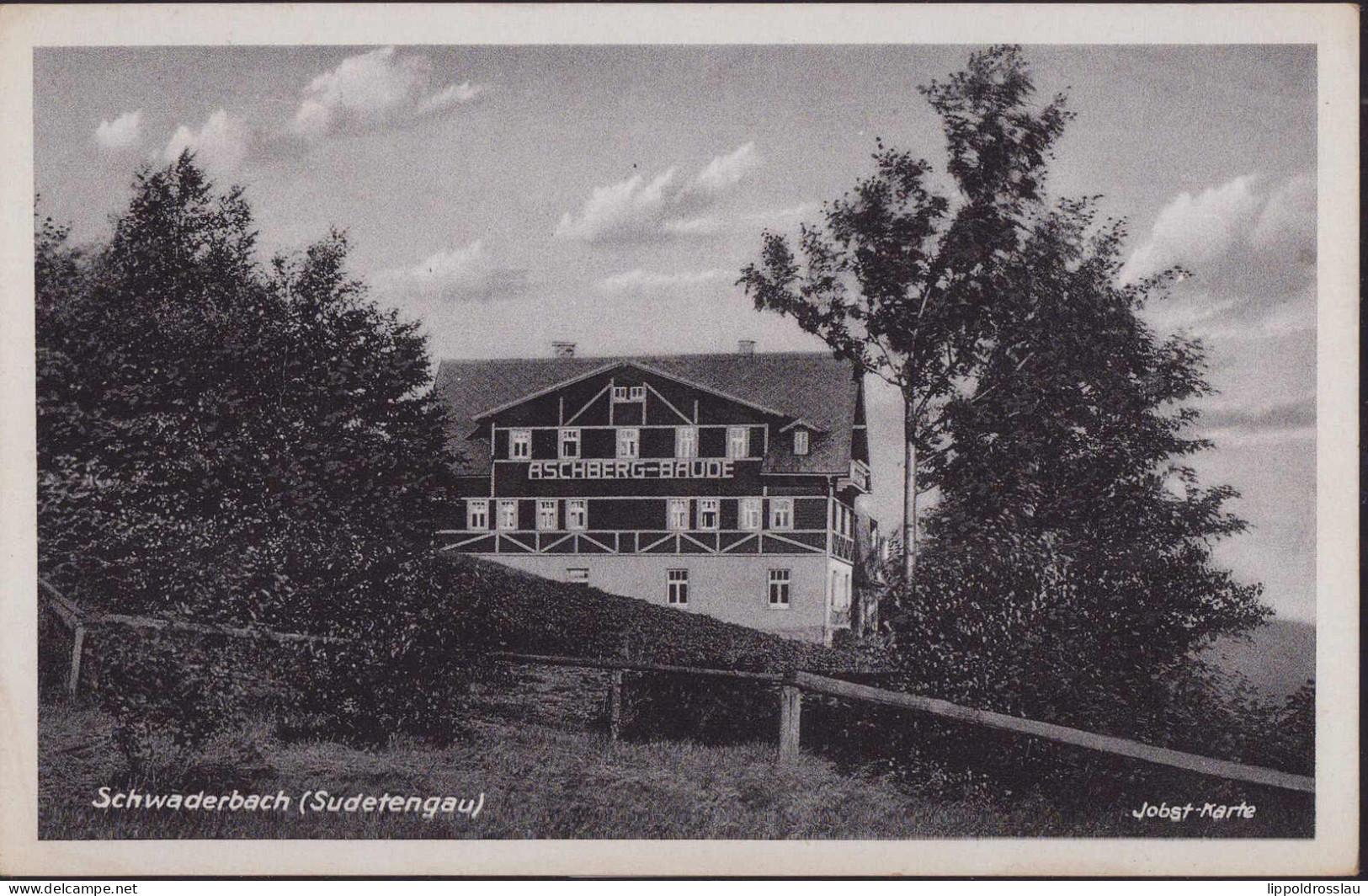 Gest. Schwadebach Aschberg-Baude 1944 - Schlesien