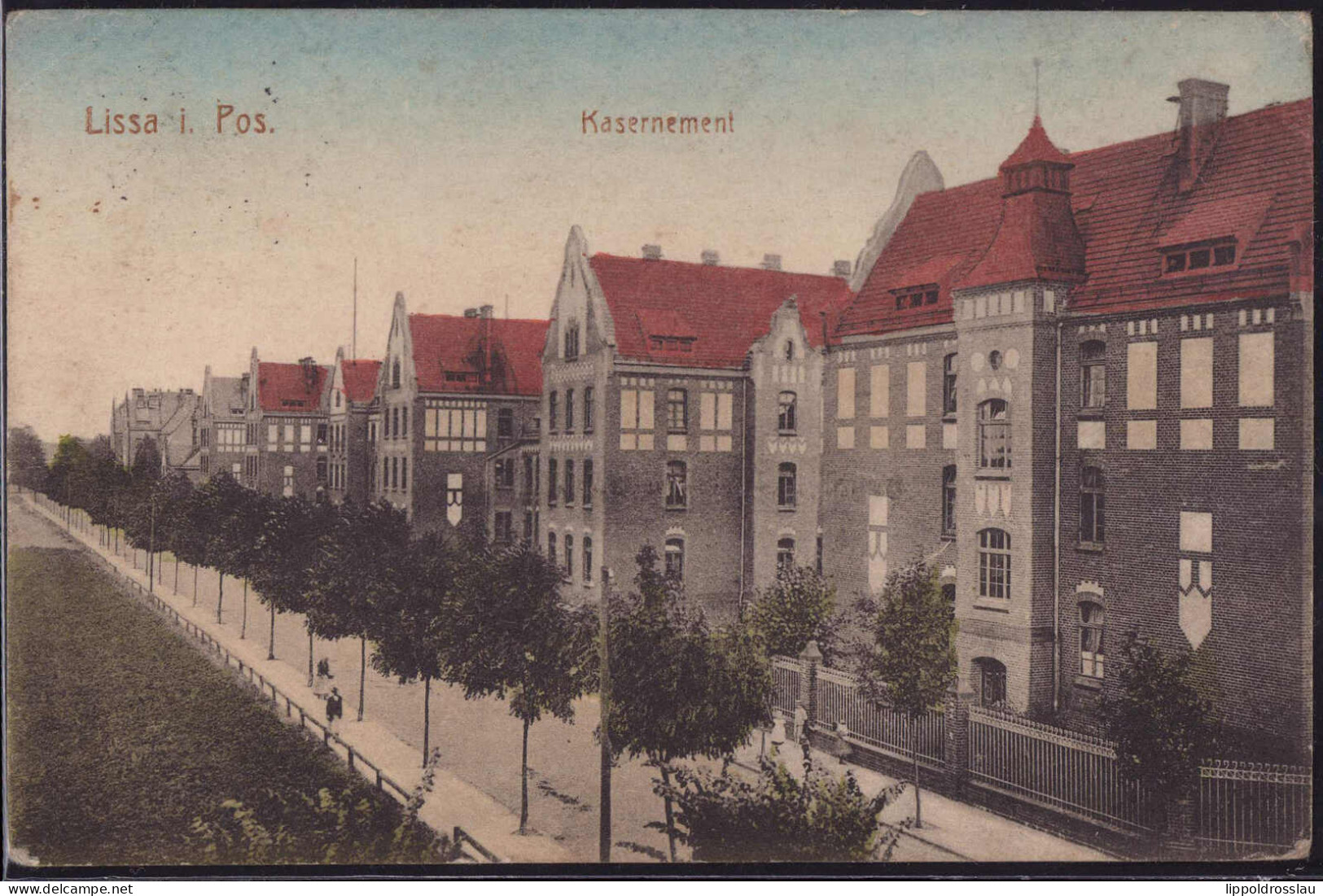 Gest. Lissa Kaernement, Feldpost 1915, Min. Best. - Posen