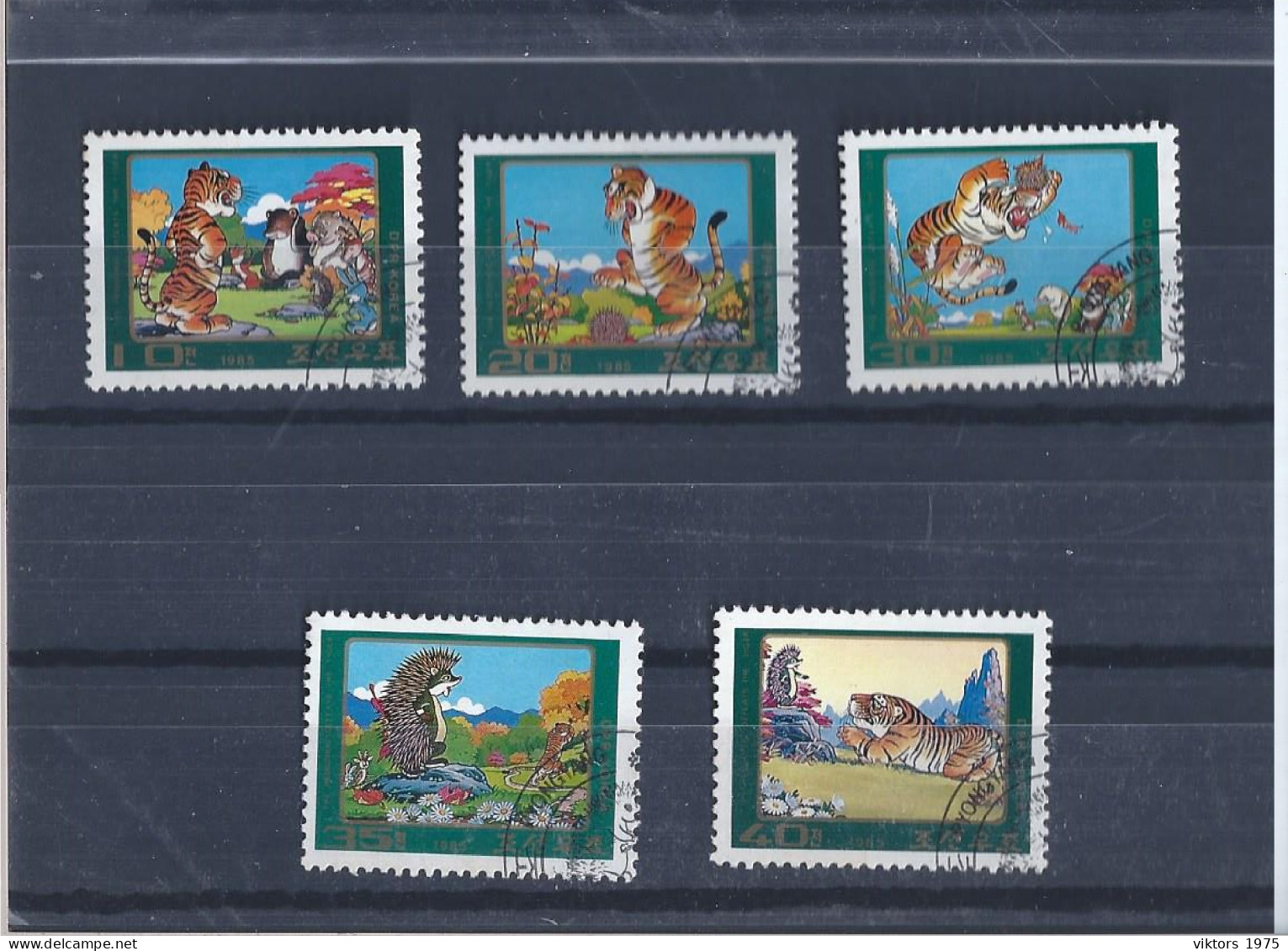 Used (CTO)  Stamps Nr.2635-2639 In MICHEL Catalog - Corea Del Norte