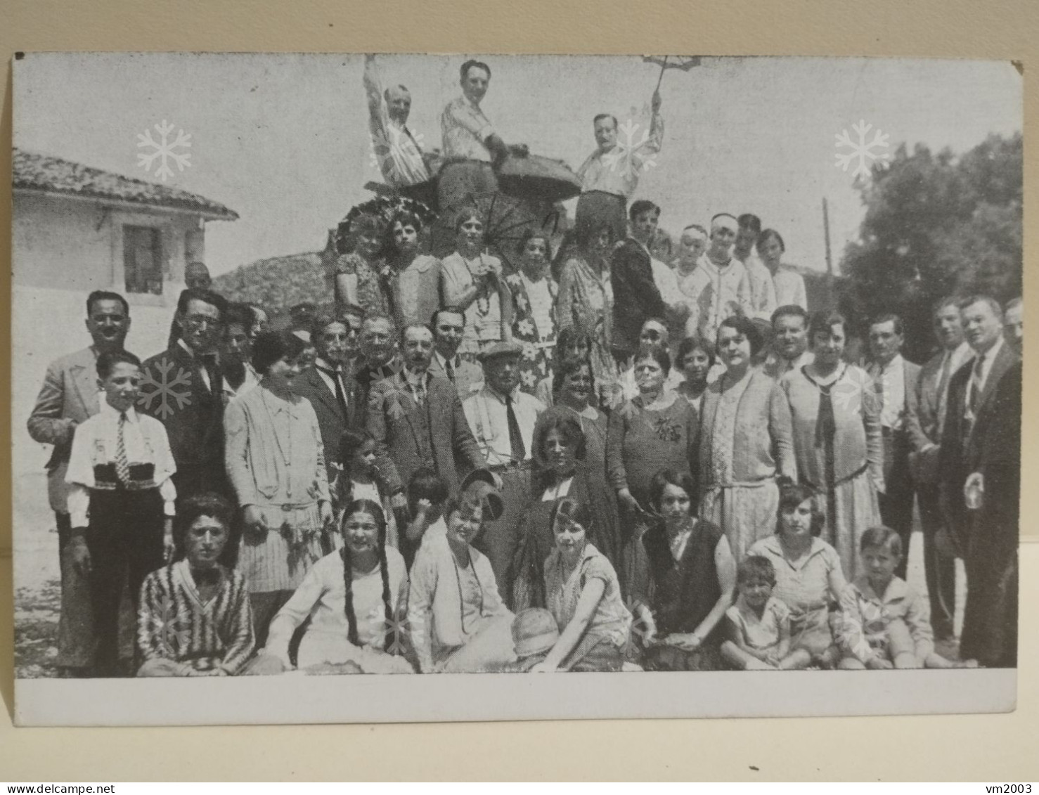 GRECCIO (Rieti) Gruppo Di Villeggianti LA FRANCESCANA Fonte Del Lupetto. 12 Agosto 1929 - Rieti