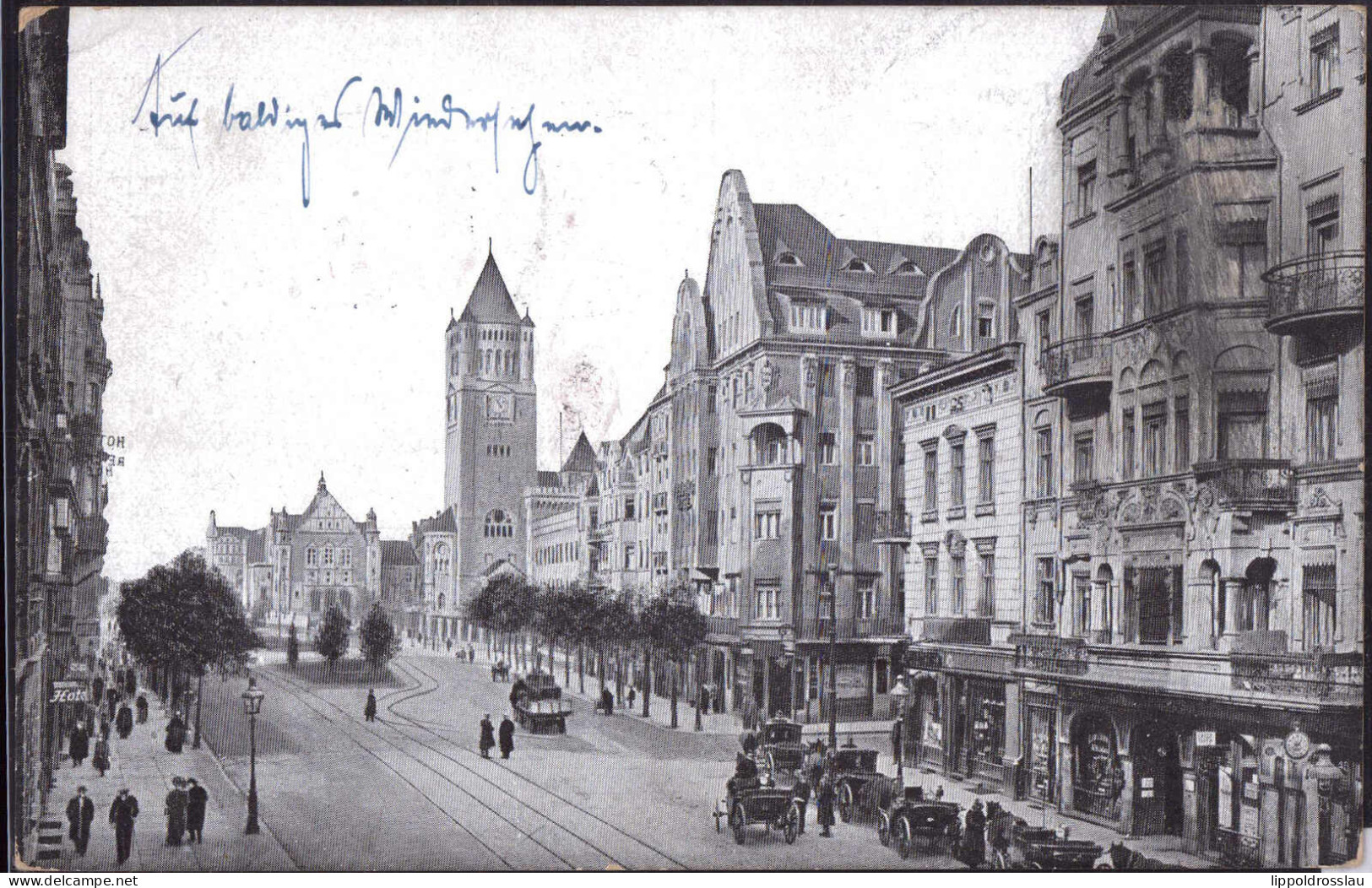 Gest. Posen St. Martinstraße, Feldpost 1916 - Posen