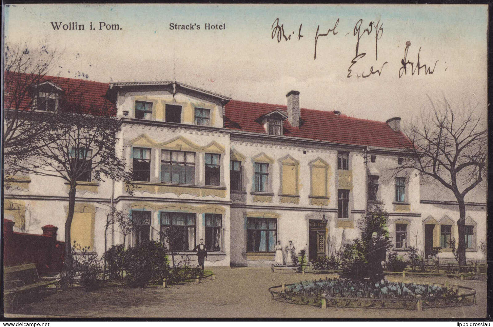 Gest. Wollin Stracks Hotel 1912 - Pommern