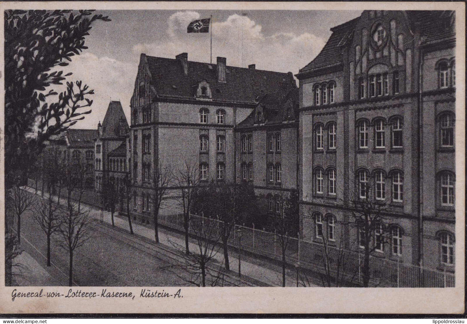 Gest. Küstrin Ostbrandenburg General-von-Lotterer-Kaserne, Feldpost 1943 - Westpreussen