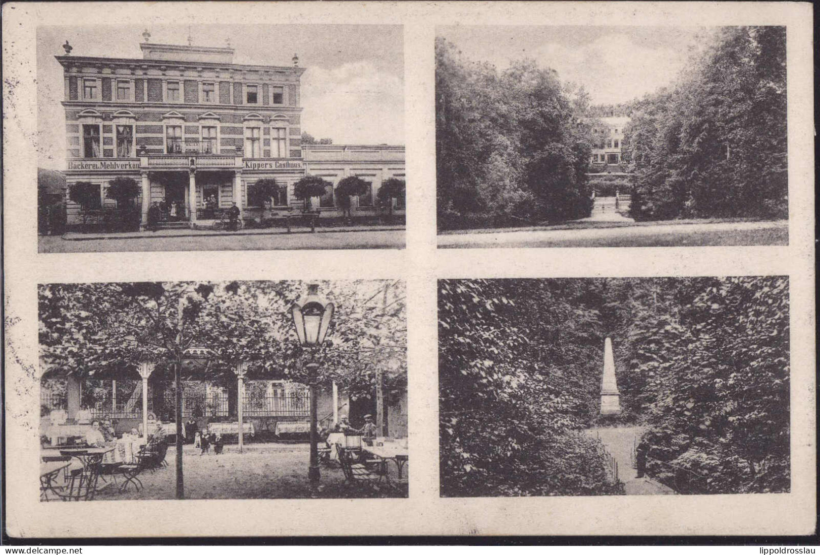 Gest. Tamsel Ostbrandenburg Bäckerei Und Gasthaus Kippers, Feldpost 1916 - Westpreussen