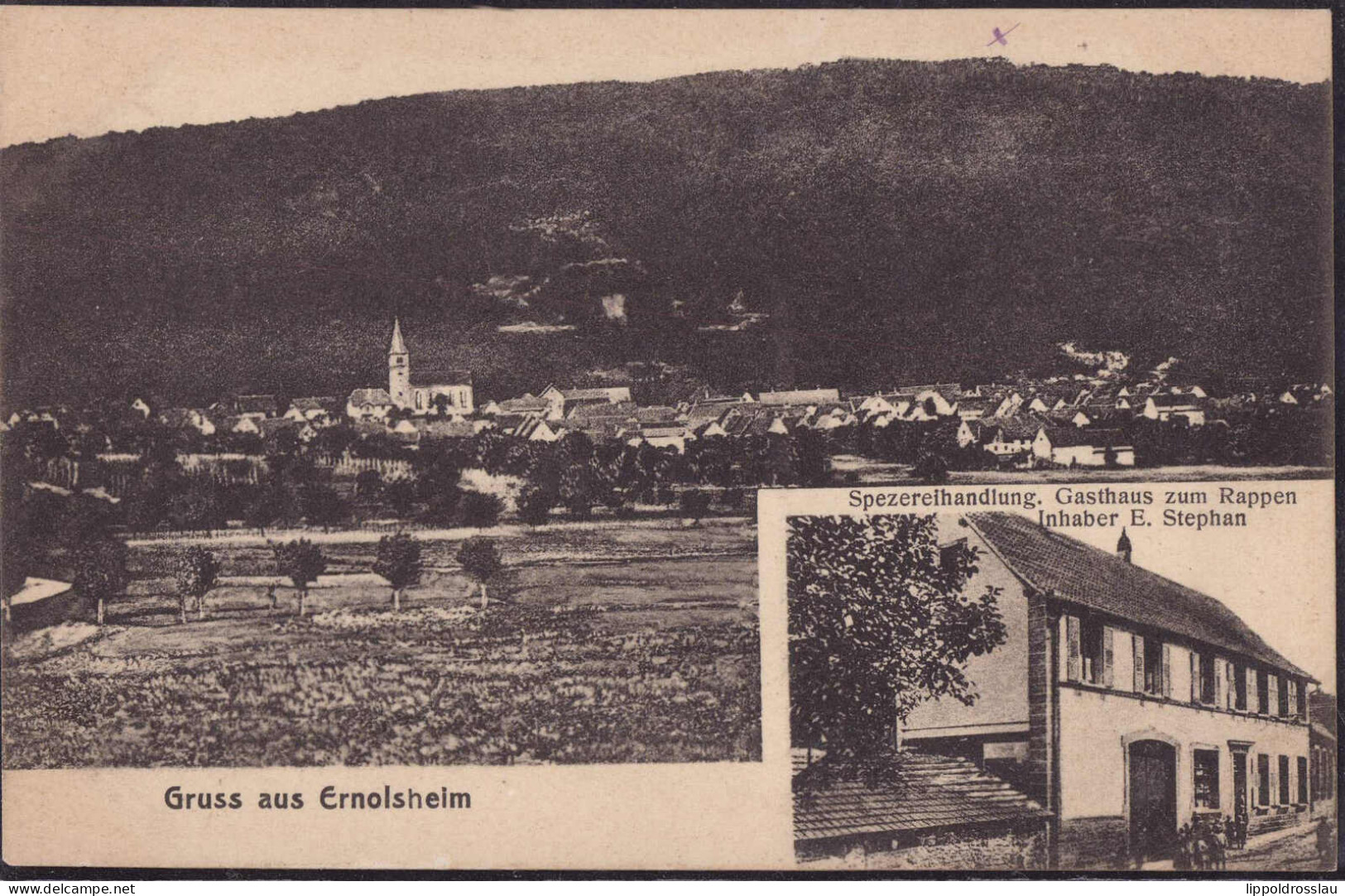 * Ernolsheim Gasthaus Zum Rappen - Elsass