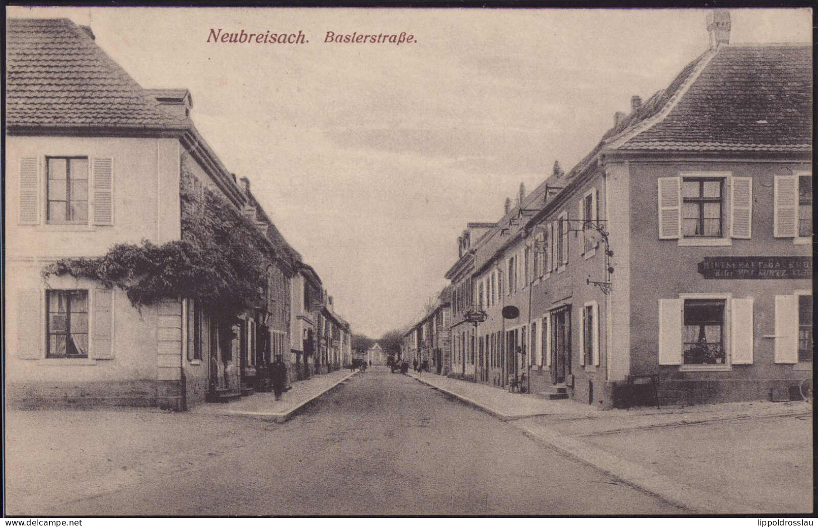 * Neubreisach Baslerstraße 1918 - Elsass